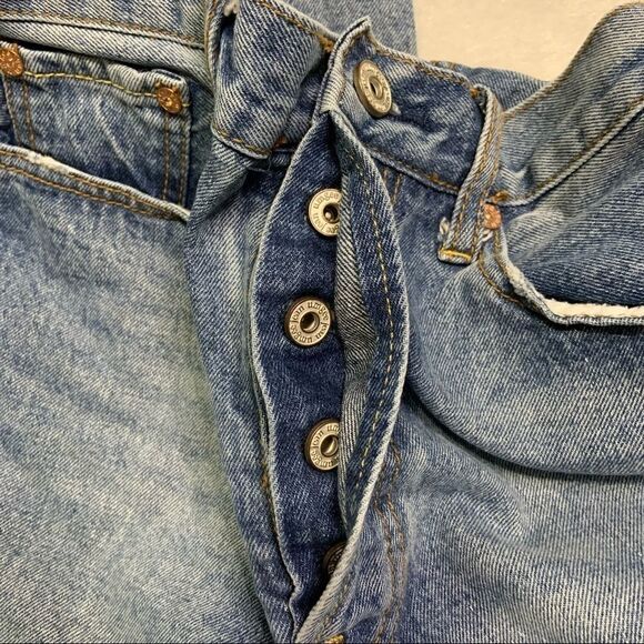 𝅺umgee Mom Distressed High Rise Denim Jeans - Picture 5 of 7